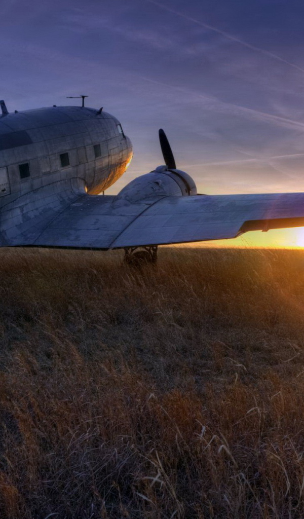 Самолет на поле