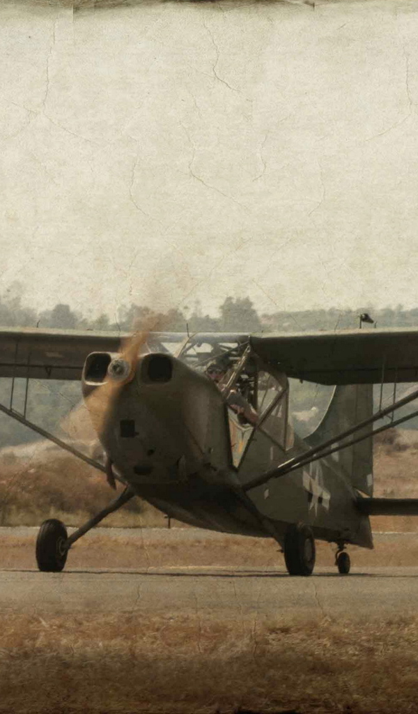 Старый легкий самолет