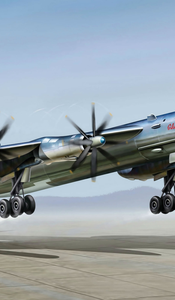 Русский самолет Ту-95