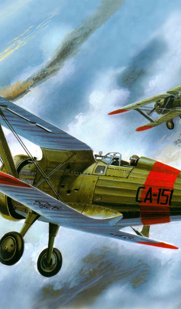 Российский самолет И-15