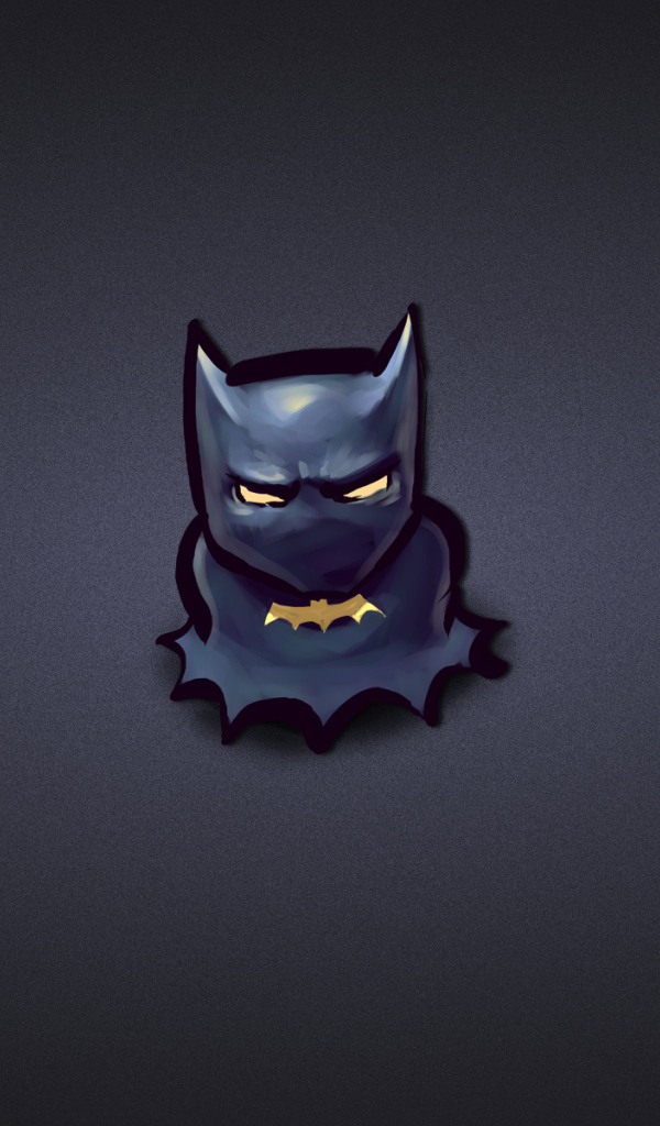 Бэтмен на синем фоне