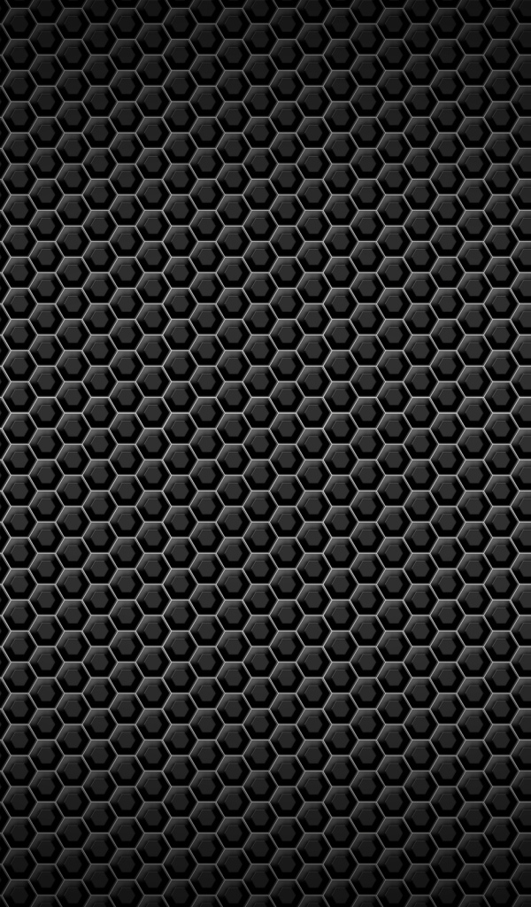 Черные обои  с шестигранной текстурой