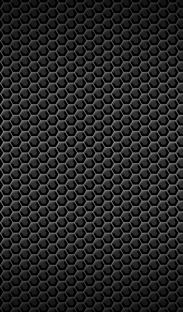 Черные обои  с шестигранной текстурой