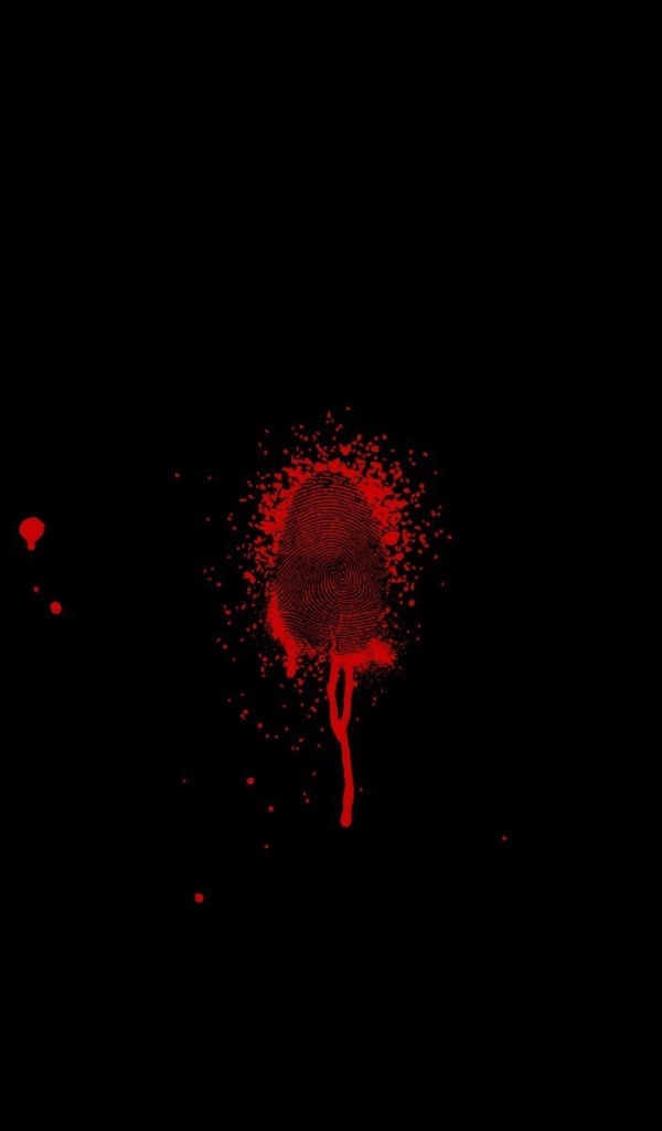 Кровь на черном фоне