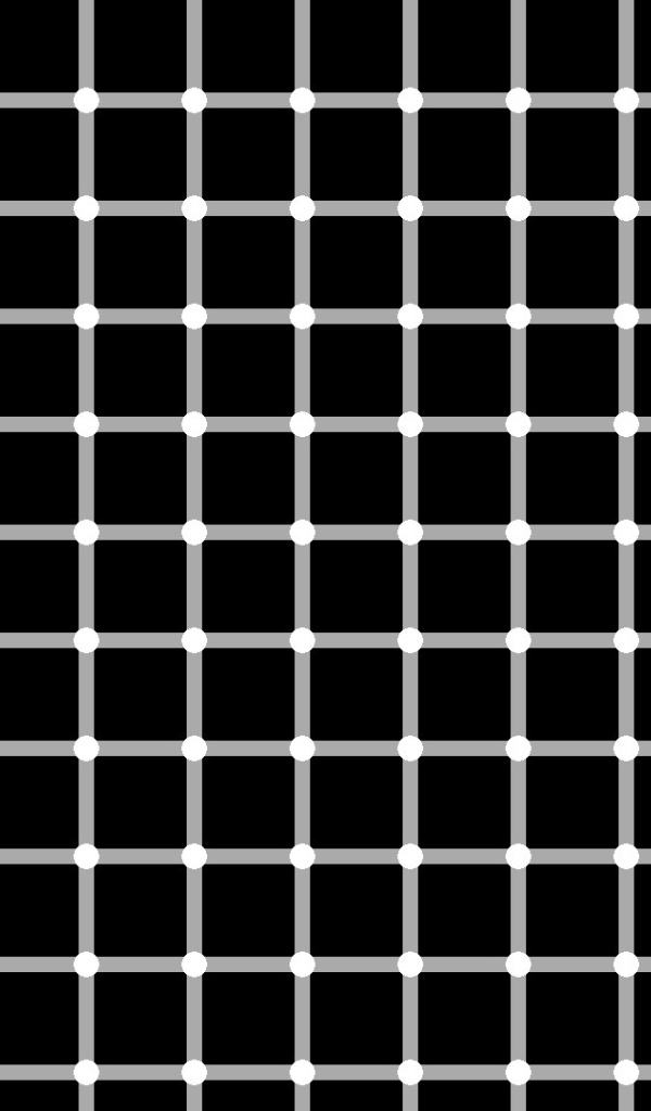 Оптическая иллюзия с решеткой