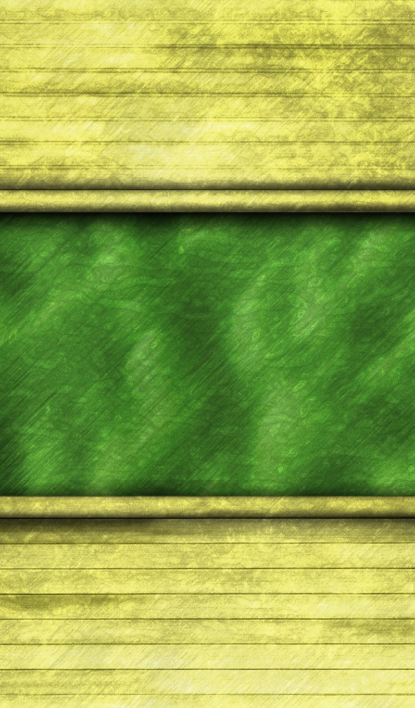 Желтые и зеленая полоса