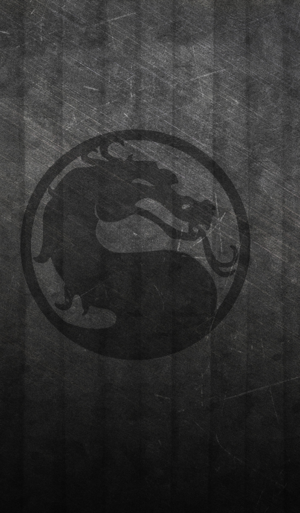 Дракон на черном фоне