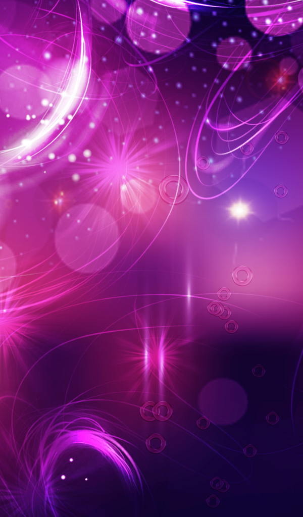 Розовый фон с бликами