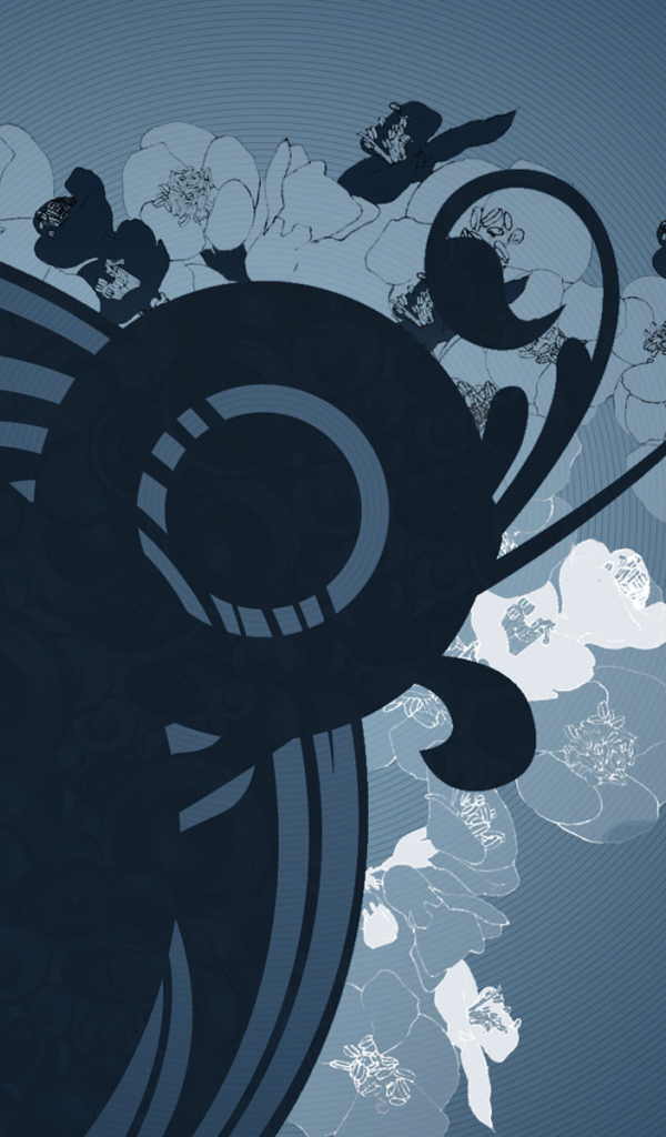 Черные цветы HP