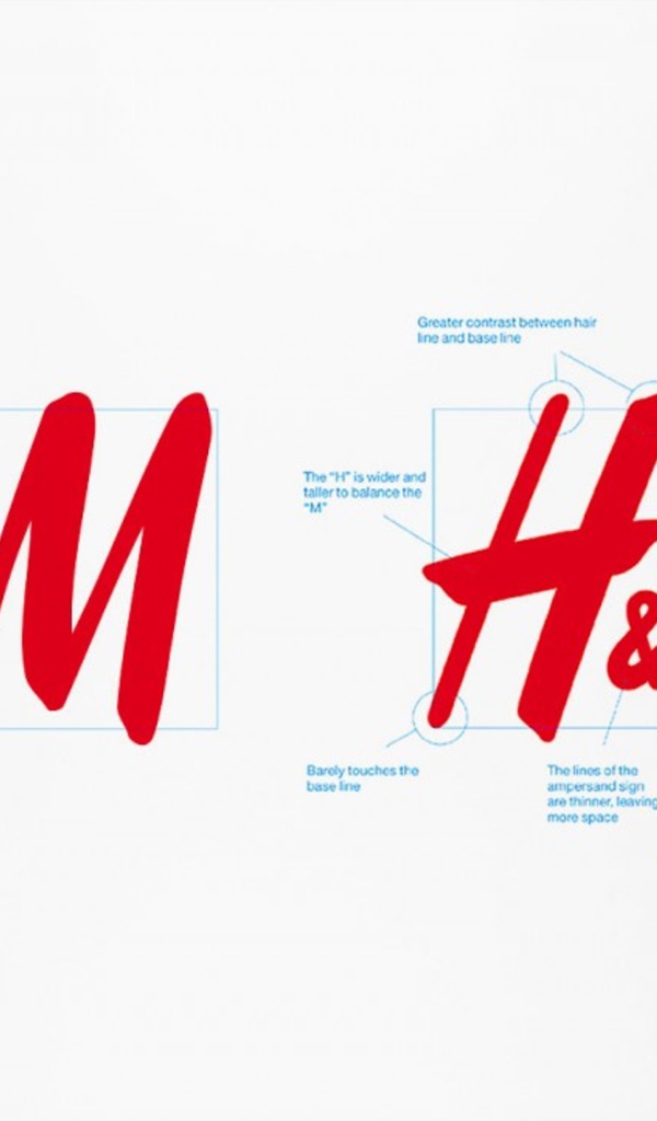 Чертеж бренда одежды H&M