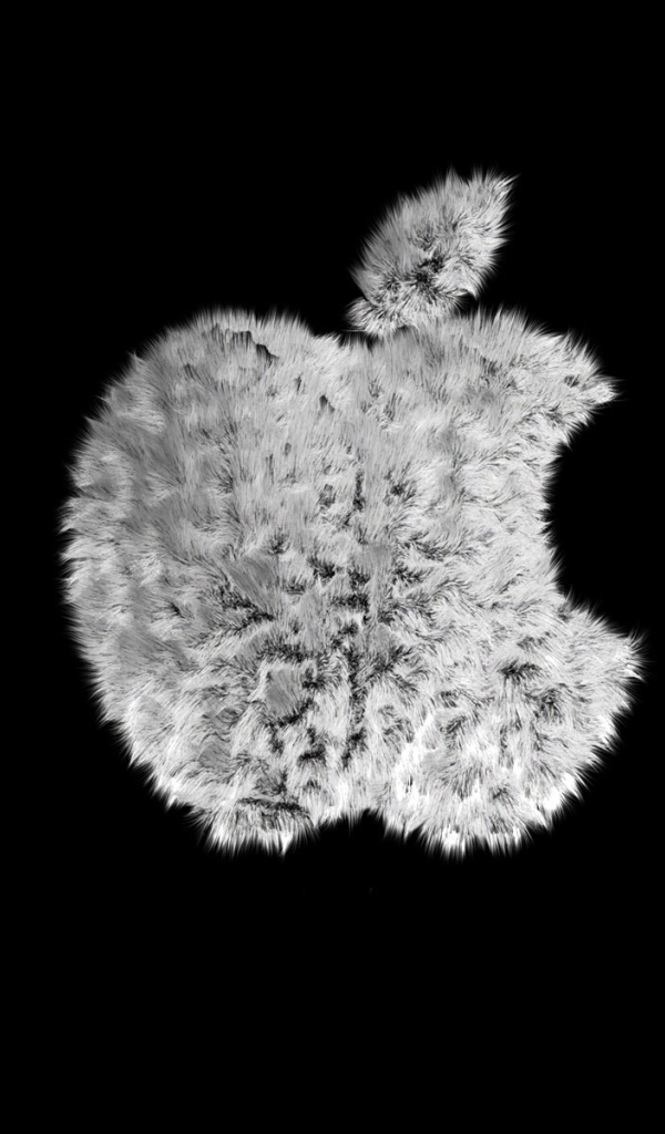 Меховой логотип Apple