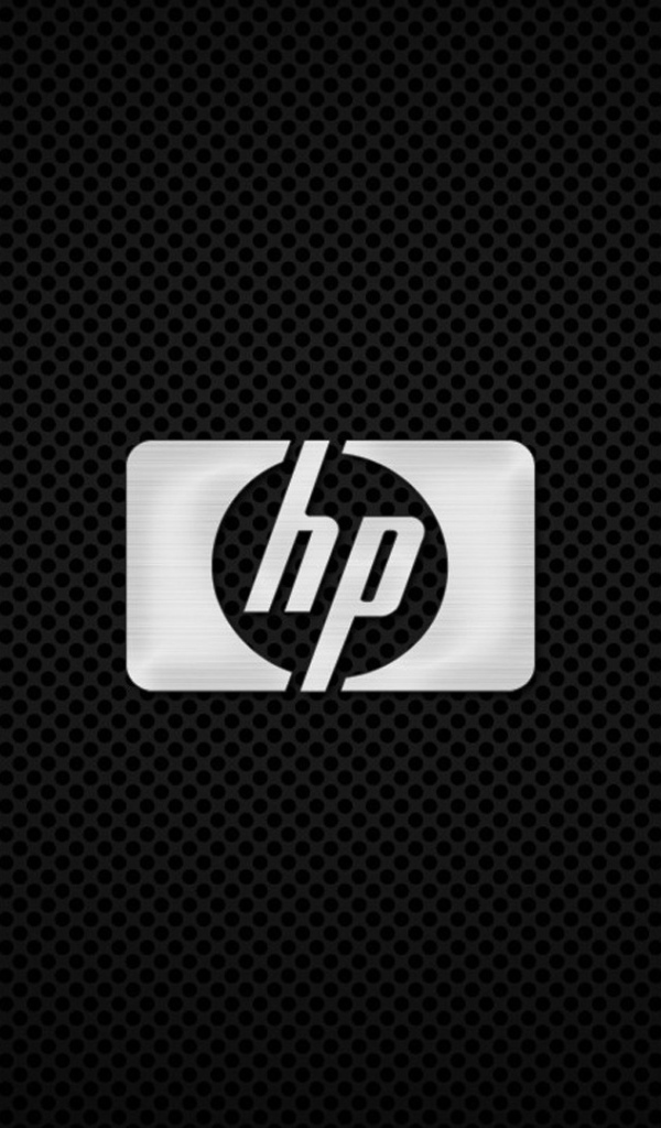 Лого HP на сетке