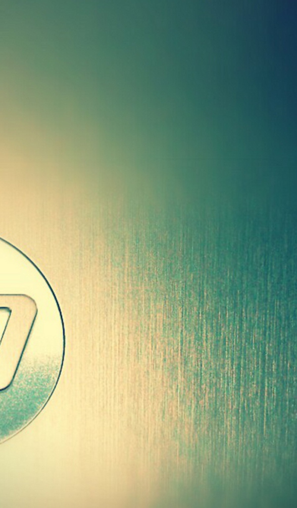 Металлический лого HP