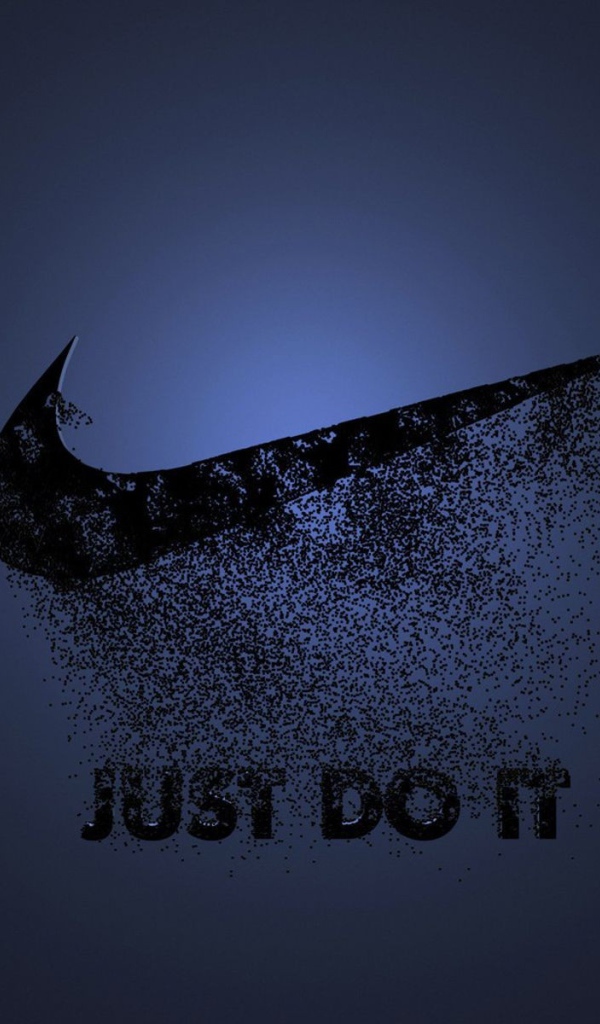 Распыление логотипа Найк