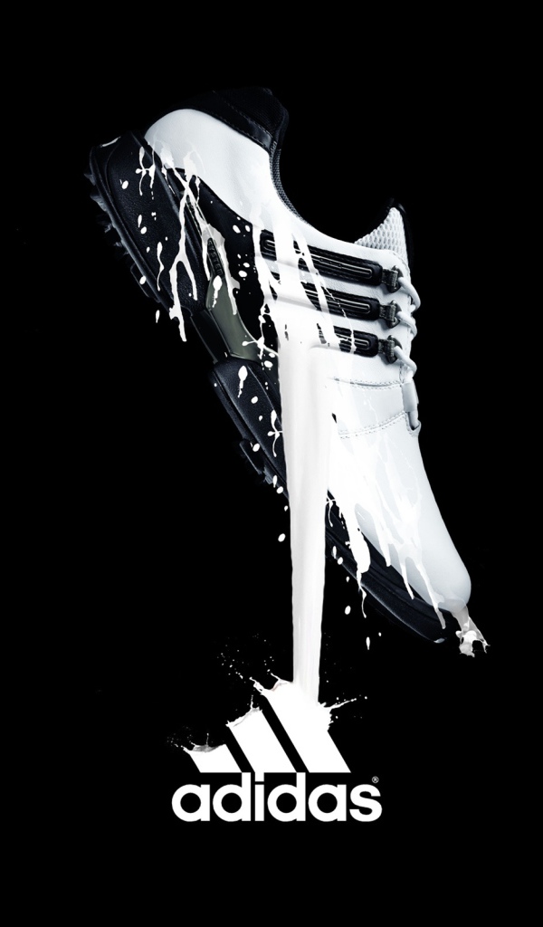 Белая краска Адидас