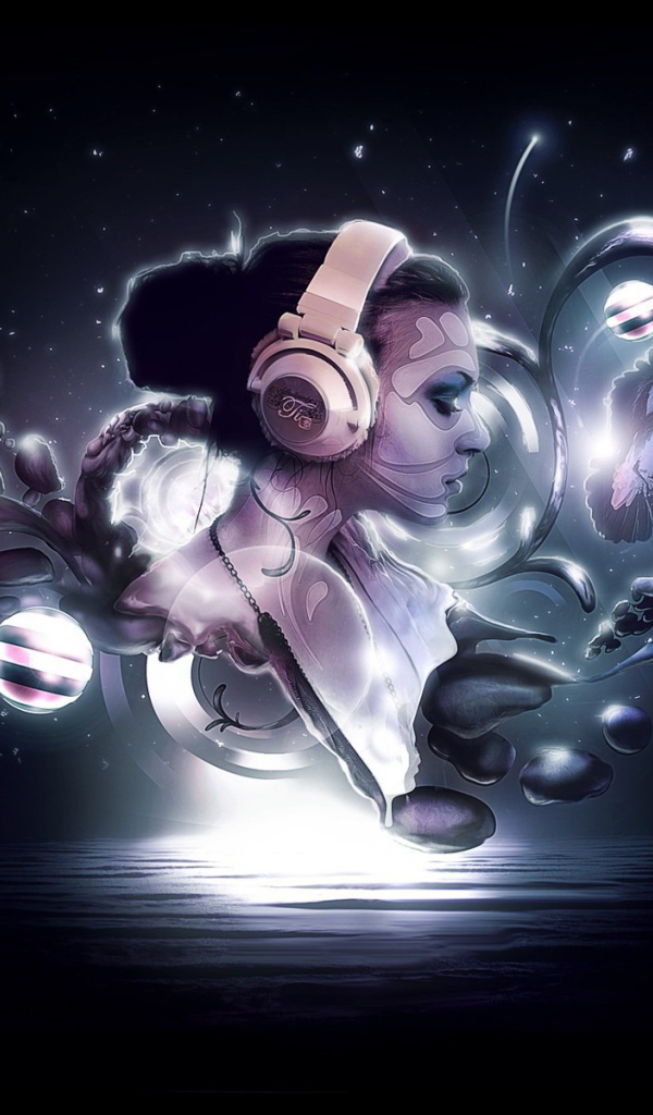 Наушники и птица