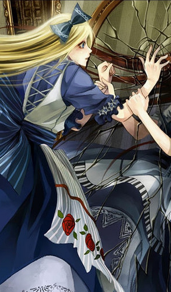 Алиса у зеркала