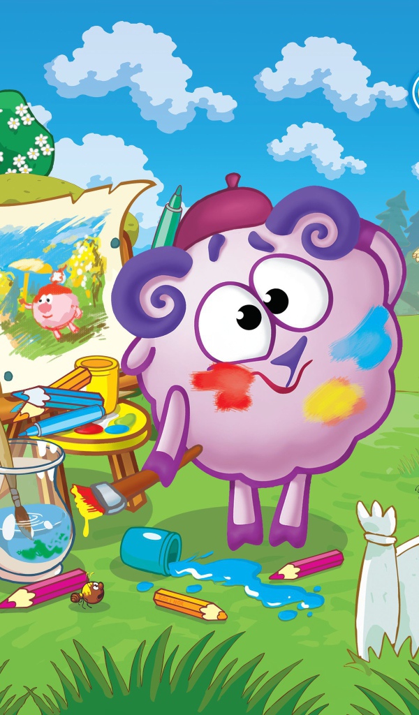 Бараш художник в мультфильме Смешарики