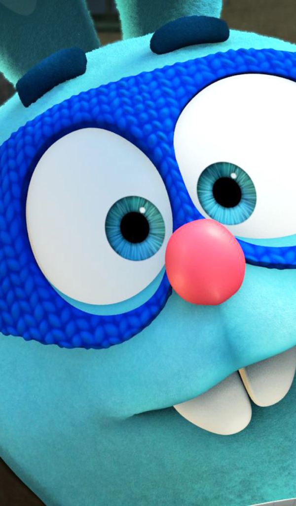 Зайчик Крош в мультфильме Смешарики