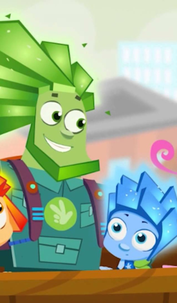 Герои мультфильма Фиксики