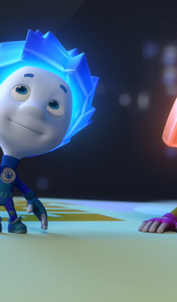 Фиксик показывает вверх