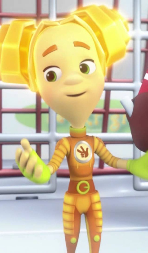 Девочка из мультфильма Фиксики