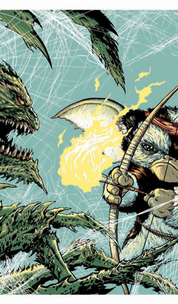 Гремлин из мультфильма