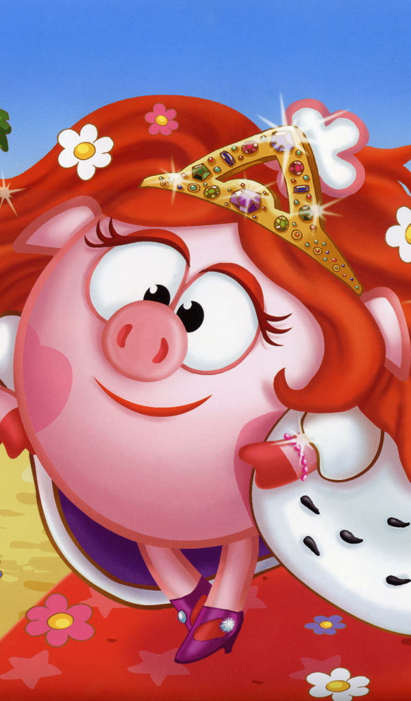 Царевна Нюша в мультфильме Смешарики