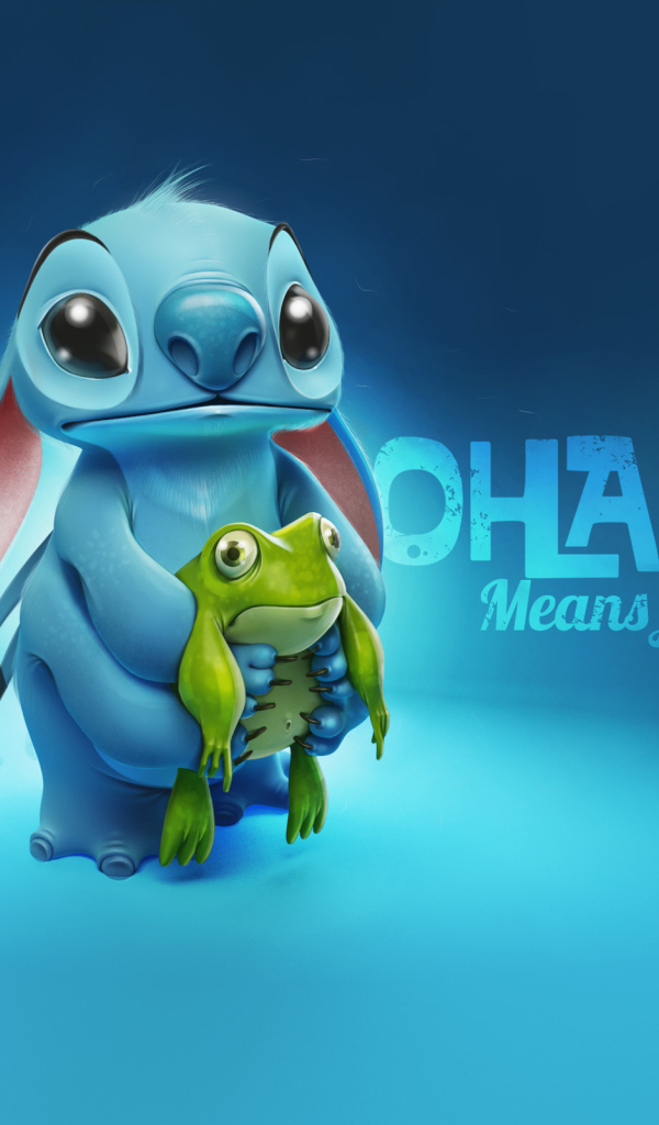 Стич с лягушкой