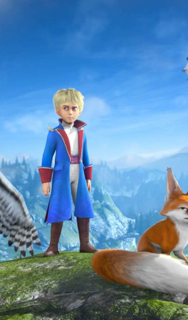 Маленький принц с лисой