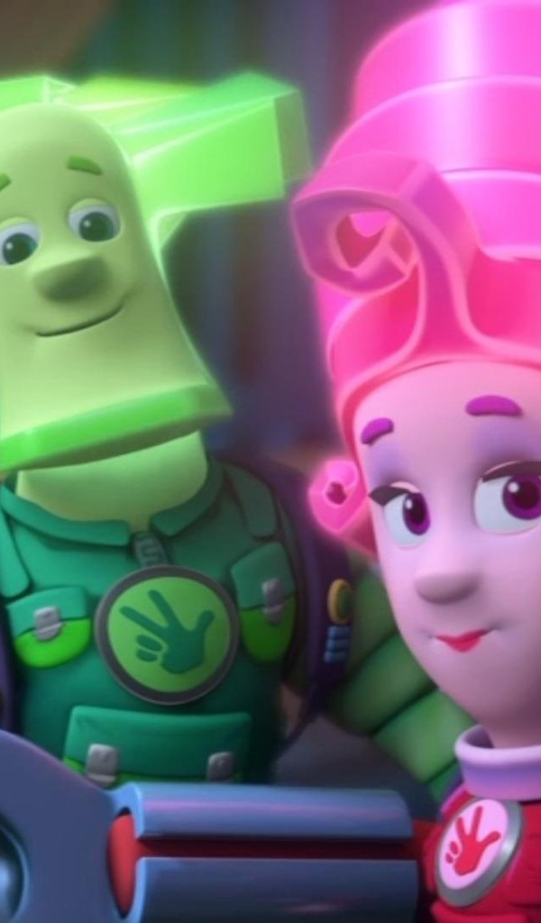 Два героя из мультфильма Фиксики