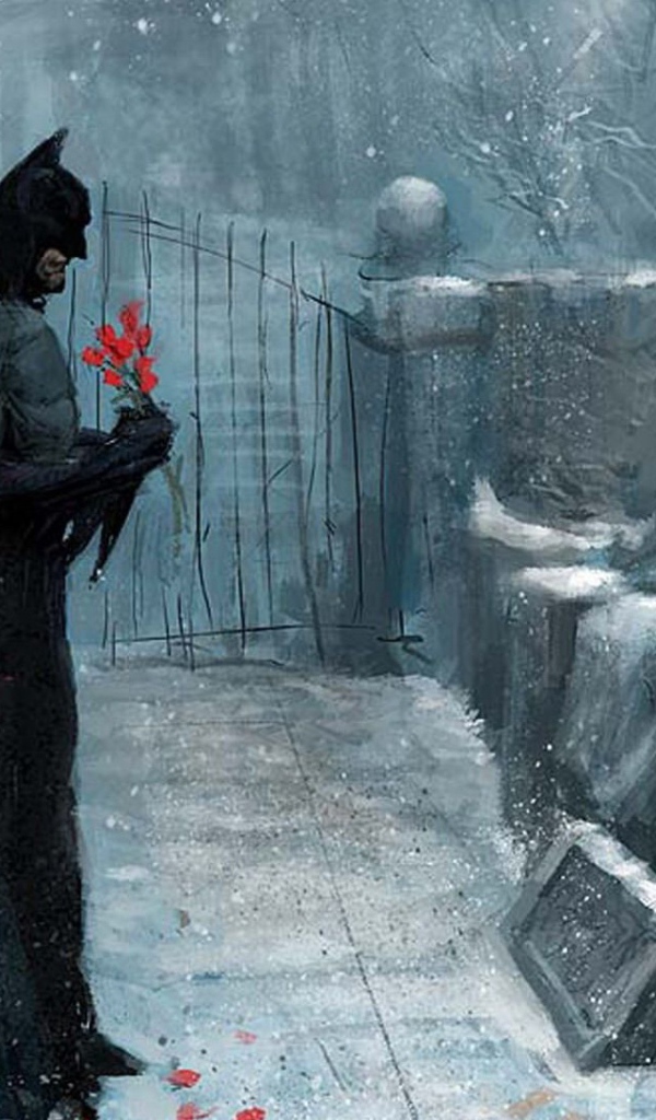 Бэт ман у могилы