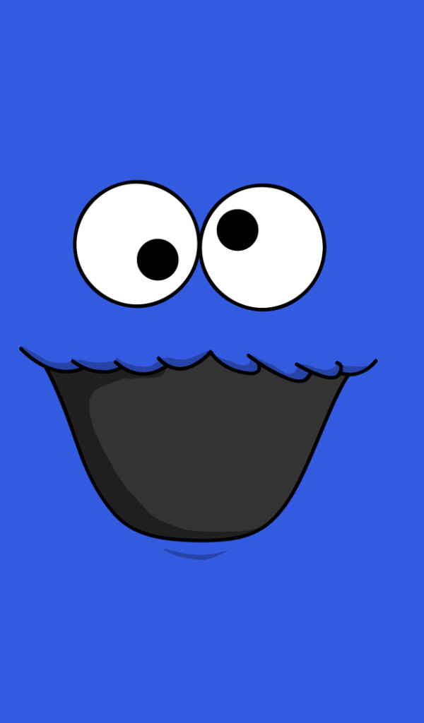 Синий уличный монстр