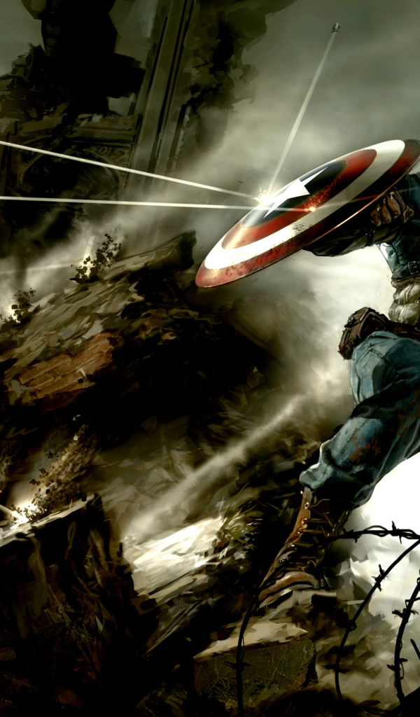 Капитан Америка в битве