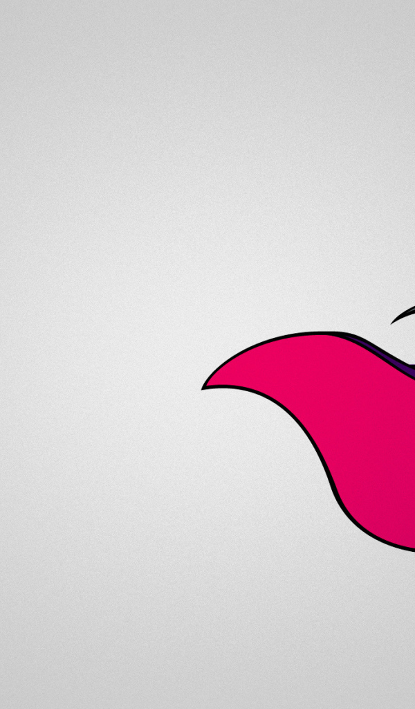 Утка  на фоне