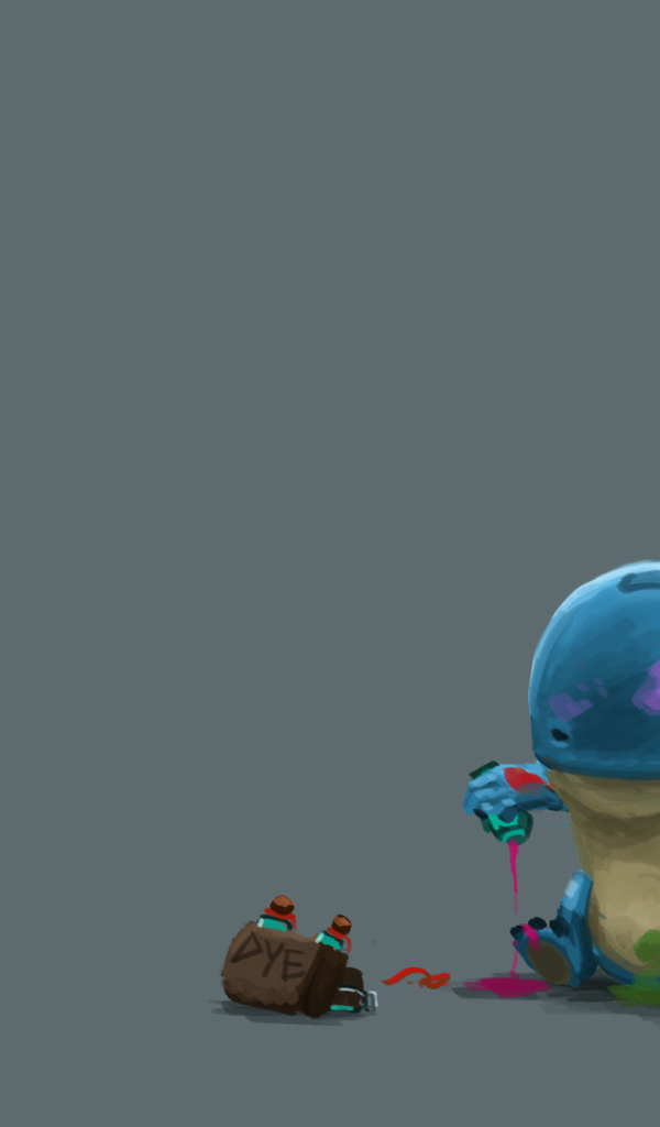 Монстр с красками