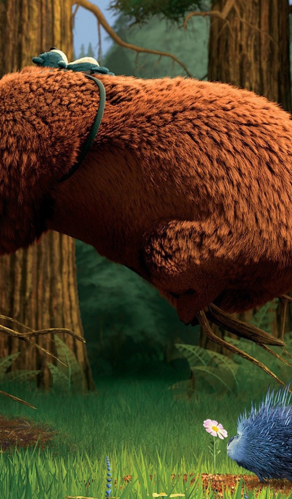 Медведь и ёжик