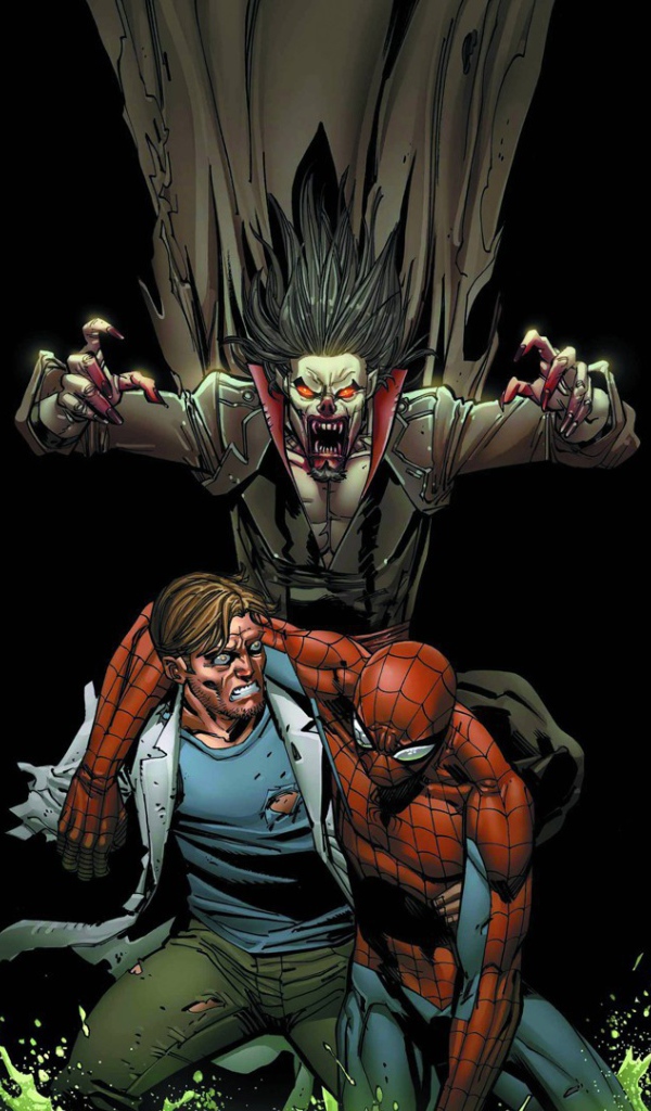 Раненый человек паук