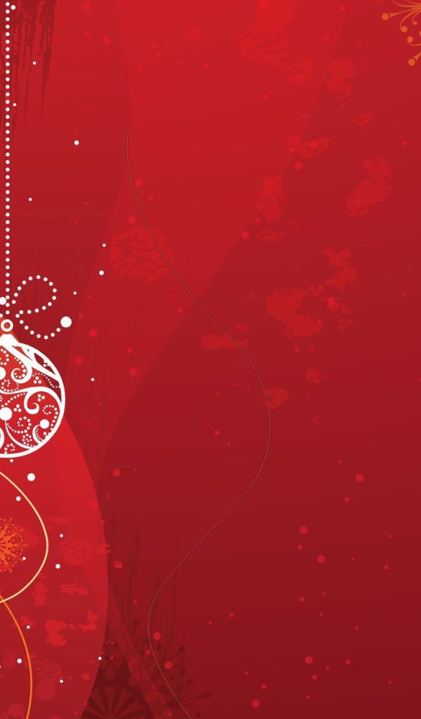 Рождественский красный фон