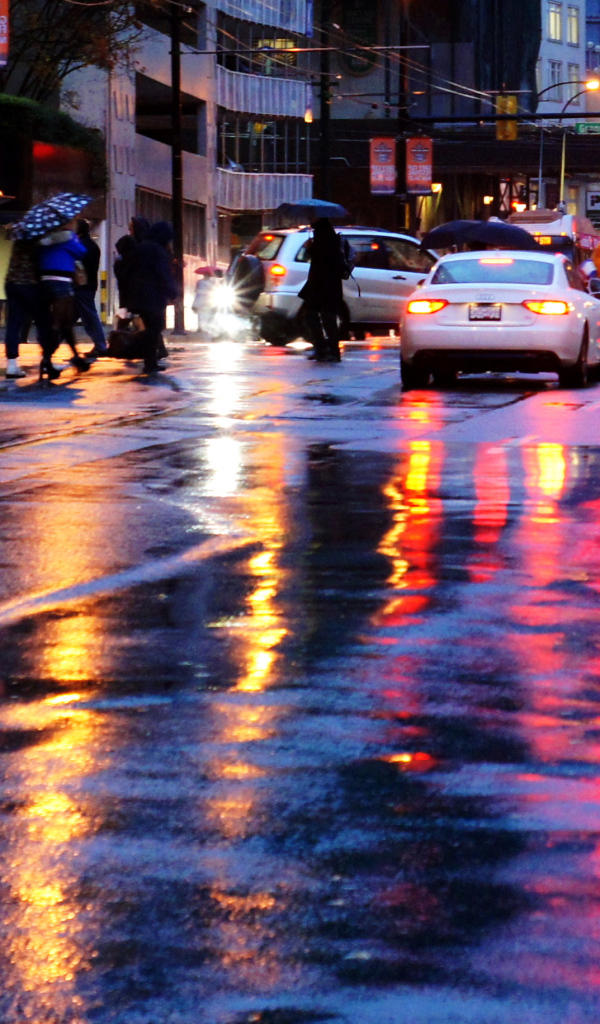 Дождь в городе