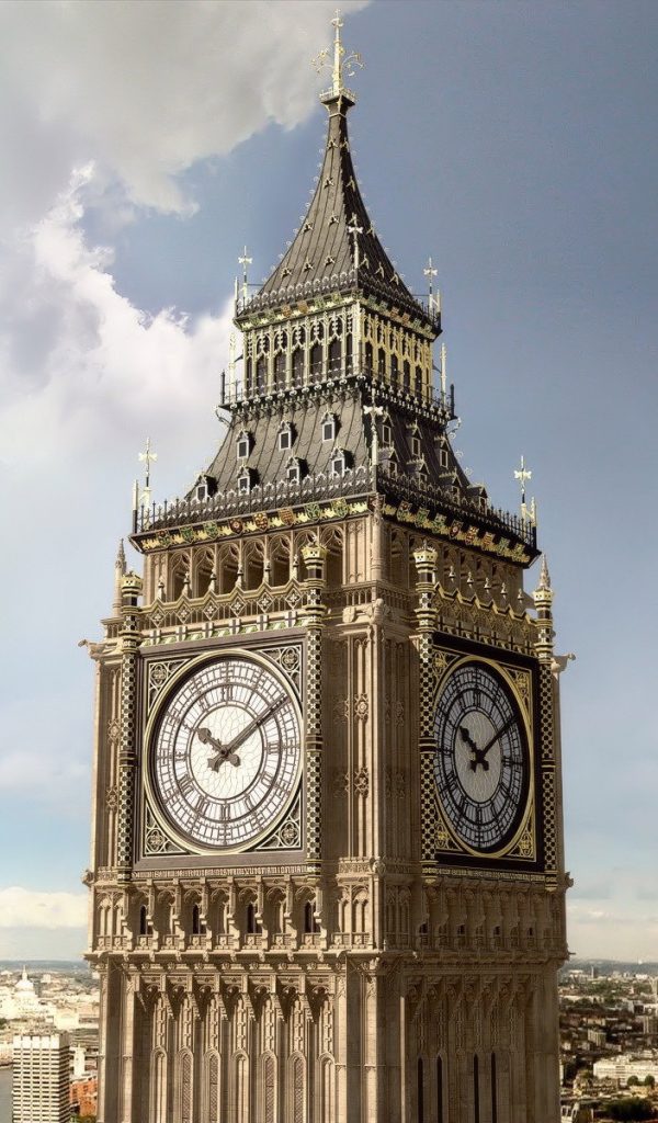 Биг бен в Лондоне Англия