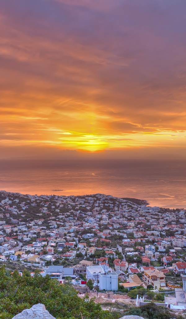 Греческий город у моря