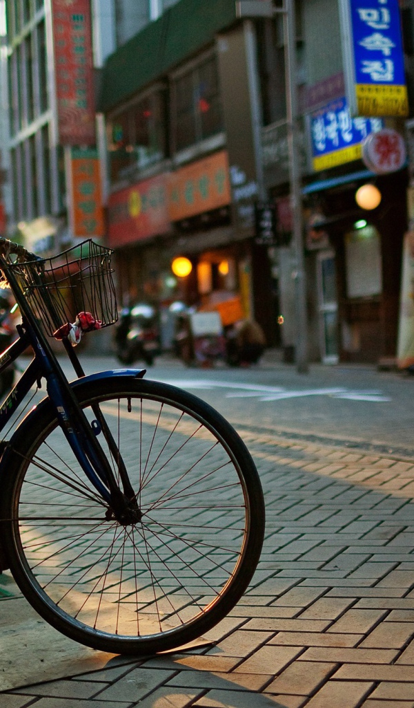 Велосипед на Корейской улице