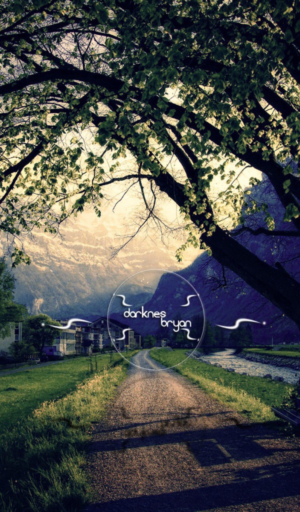 Парк города в горах