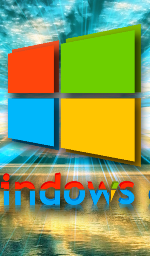 Креативный логотип Windows 8