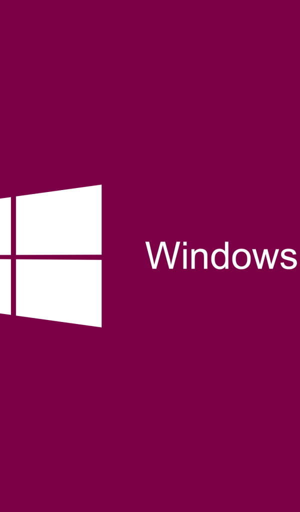 Сиреневый символ Windows 10