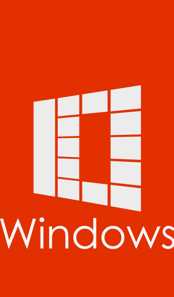 Оранжевый логотип Windows 10