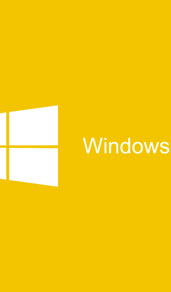 Желтый логотип Windows 10