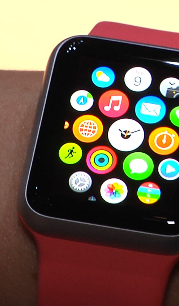 Меню часов Apple Watch