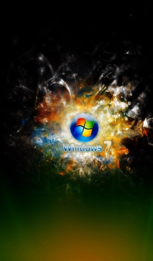 Обои Windows 7 с лучами